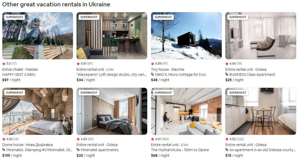 Book an Airbnb in Ukraine?